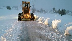 Muğla'da kar mesaisi