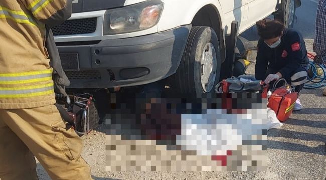 Ödemiş'te trafik kazası: 1 ölü, 1 ağır yaralı