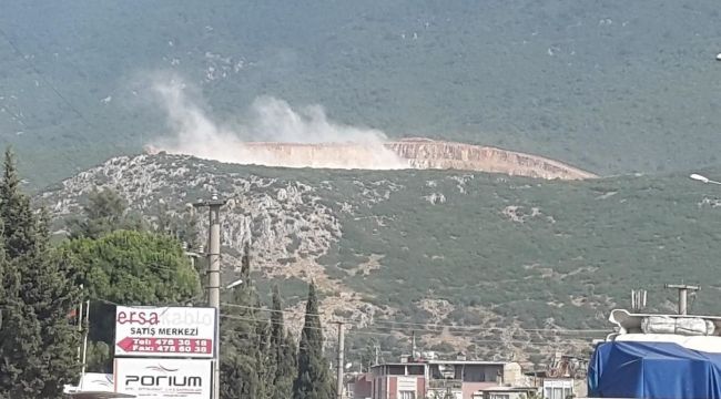 Pınarbaşı'nda taş ocağına imzalı isyan