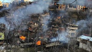 Tam anlamıyla kabus! 60 ev yandı