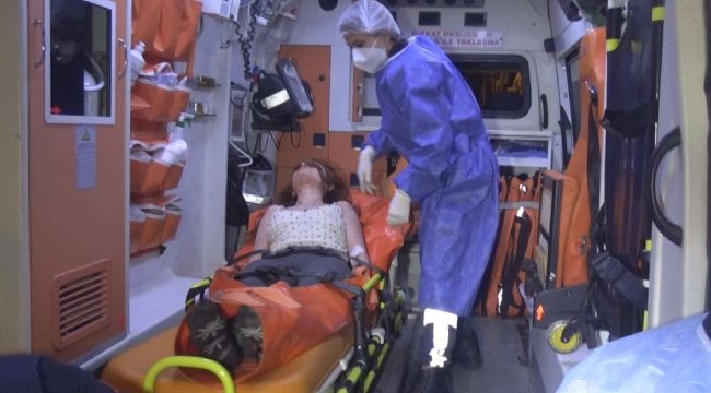 Tartışma sonrası 5. kattan atladı, son anda komşuları tuttu