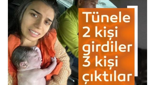 Tünele arabayla 2 kişi girdiler 3 kişi çıktılar