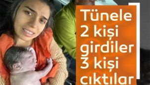 Tünele arabayla 2 kişi girdiler 3 kişi çıktılar