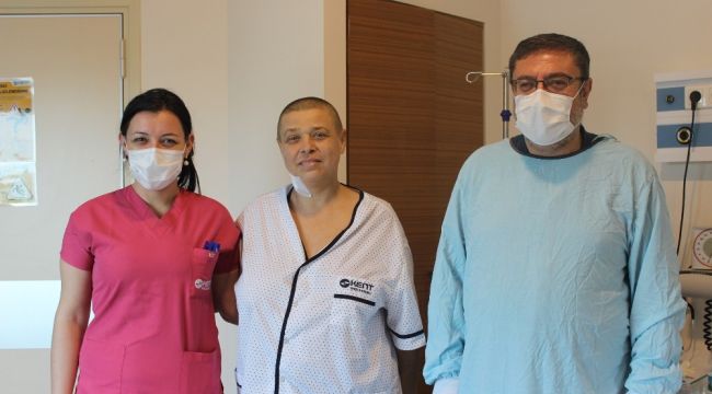 Ukraynalı kan hastası kadının imdadına TÜRKÖK yetişti