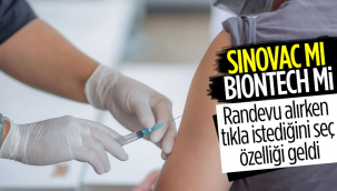 Vatandaşlar istediği koronavirüs aşısını yaptırabiliyor