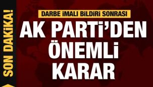 AK Parti acil toplanıyor