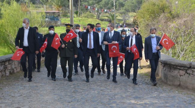 Atatürk'ün Ayvalık'a gelişi kutlandı