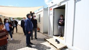 Başkan Sandal, depremzedeleri yalnız bırakmıyor