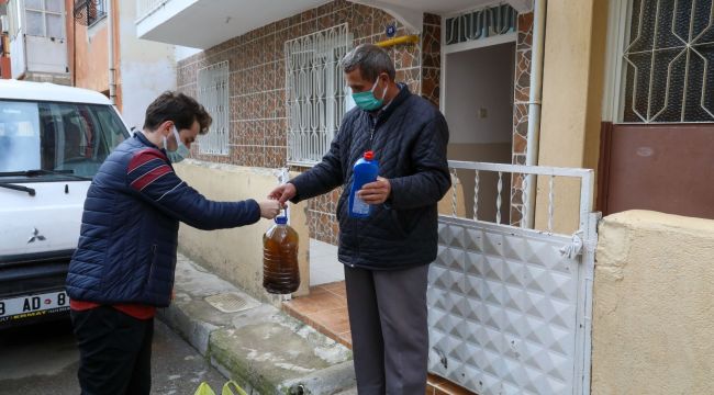 Bucalı, atık yağ kampanyasını çok sevdi