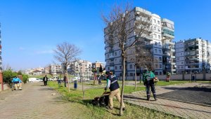 Buca'nın parklarında yenileme çalışmaları