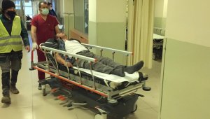 Çalışırken kendisini hastanede buldu