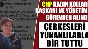 CHP Kadın Kolları Başkanı görevden alındı