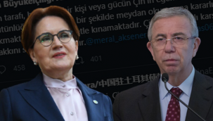 Çin Büyükelçiliği'nden Mansur Yavaş ve Akşener'e tehdit gibi tweet