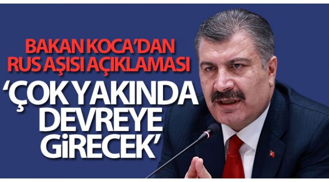 Çok yakında Sputnik V aşısı da devreye girecek