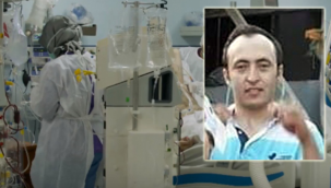 Covid-19 tedavisi gören öğretmen hastanenin 3. katından düştü