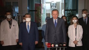 Cumhurbaşkanı Erdoğan sağlıkçılarla bir araya geldi