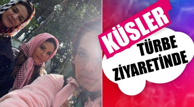 Demet Akalın ve küs olduğu Esra Balamir türbede