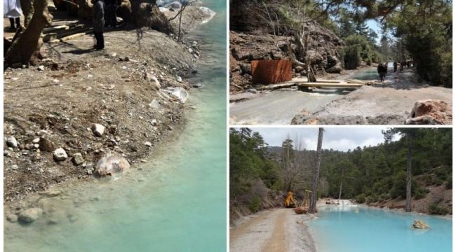 Denizli'nin naylon göletine tepki var!