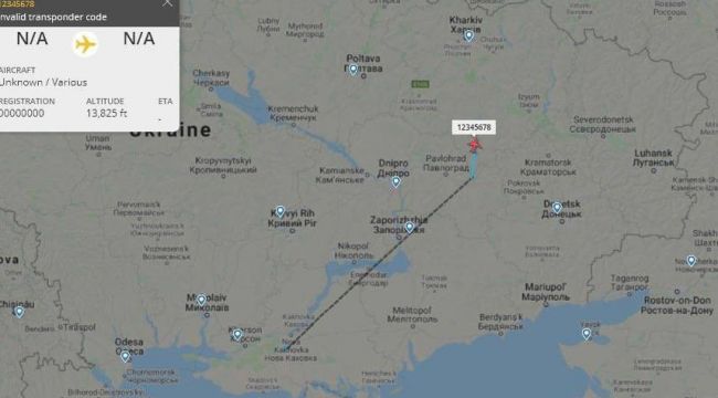 Donbass'ta keşif uçuşu