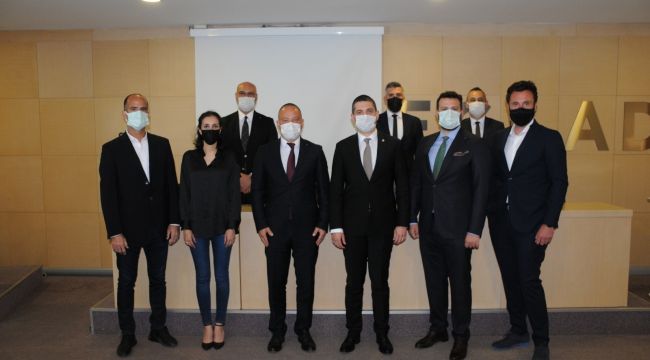 EGİAD tenis turnuvası için ön görüşme yaptı