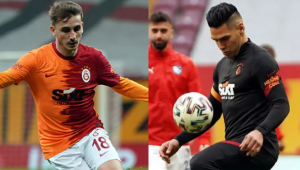 Falcao ile Kerem Aktürkoğlu kafa kafaya çarpıştı; İki futbolcu hastaneye kaldırıldı