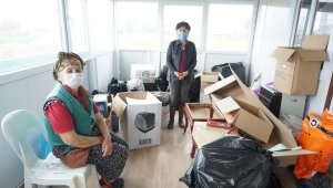 Foça Belediyesi yaşlı kadınları yerlerinden etti