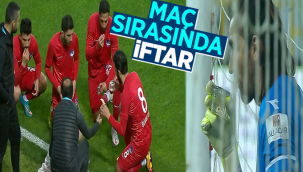 Giresunspor-Keçiörengücü maçında iftar arası