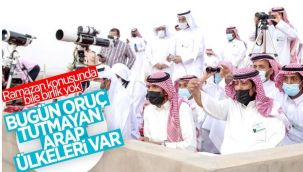 Hilali göremeyen Arap ülkeleri var