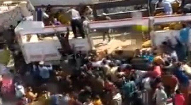 İzdihama yol açan patates dağıtımına inceleme