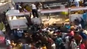 İzdihama yol açan patates dağıtımına inceleme