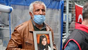 İzmir'de evlat nöbeti tutan babadan HDP'lilere tepki