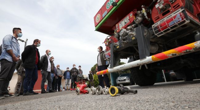 İzmir ormanlarının gönüllü ateş savaşçıları eğitimde