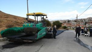 Karabağlar'da asfalt son teknoloji araçlarla seriliyor