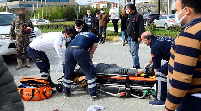 Kazada kalbi duran kadını sağlıkçılar hayata döndürdü