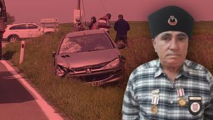 Kıbrıs gazisi, trafik kazasında hayatını kaybetti 