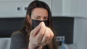 Kokoreç yerken diline iğne battı