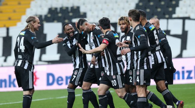 Lider Beşiktaş, yerini 3 golle korudu