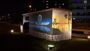 Manisa'da trafolar estetik görünüm kazanıyor