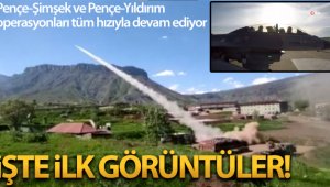 Pençe-Şimşek ve Pençe-Yıldırım operasyonlarından ilk görüntüler