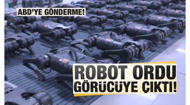 Robot ordu görücüye çıktı!