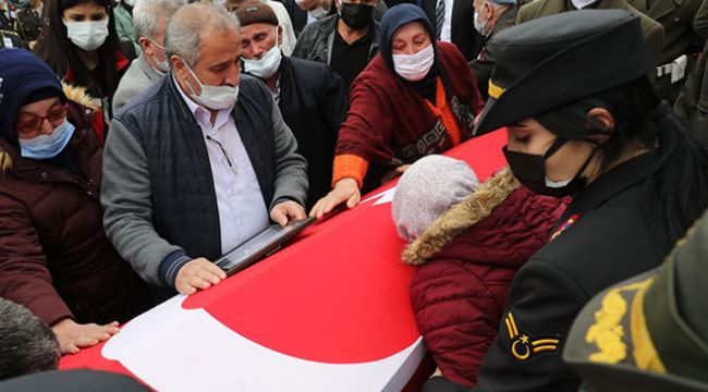 Şehit Uzman Çavuş Çakar, son yolculuğuna uğurlandı