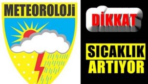 Sıcaklıklar 8-10 derece artıyor