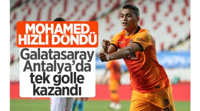 Süper Lig: FT Antalyaspor: 0 -Galatasaray: 1