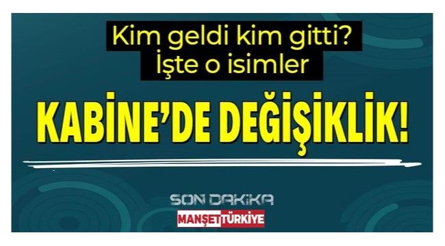 Ticaret Bakanı görevinden alındı