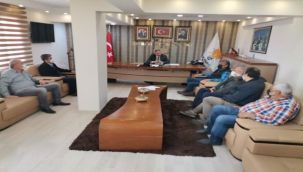 Trafo istemeyen mahalleliden, AK Parti'ye teşekkür ziyareti