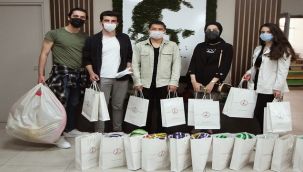 Üniversiteli gençlerden Karşıyakalı miniklere jest