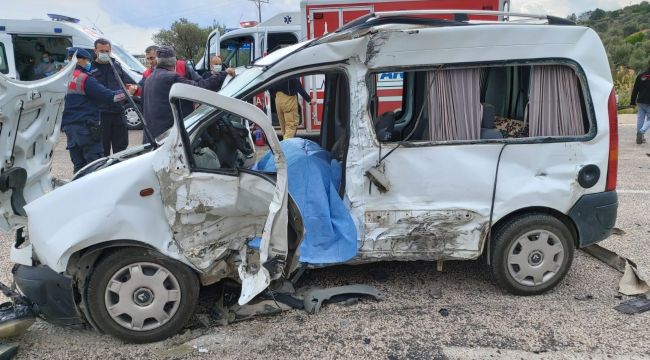 Urla'da trafik kazası: 1 ölü