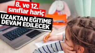 Uzaktan eğitimle ilgili yeni karar açıklandı