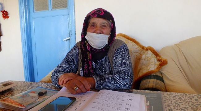 90 yaşında öğrenmenin yaşı yok dedirtti
