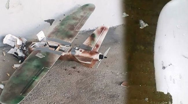 Askeri tesise maket uçakla saldırı girişimi
